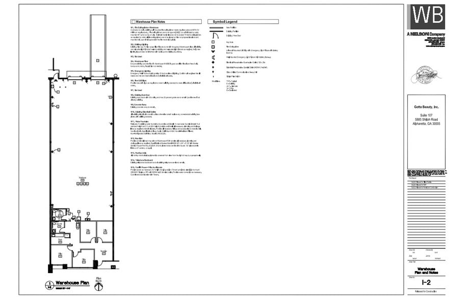 5885 Shiloh Rd, Alpharetta, GA à louer - Plan d’étage - Image 3 de 3