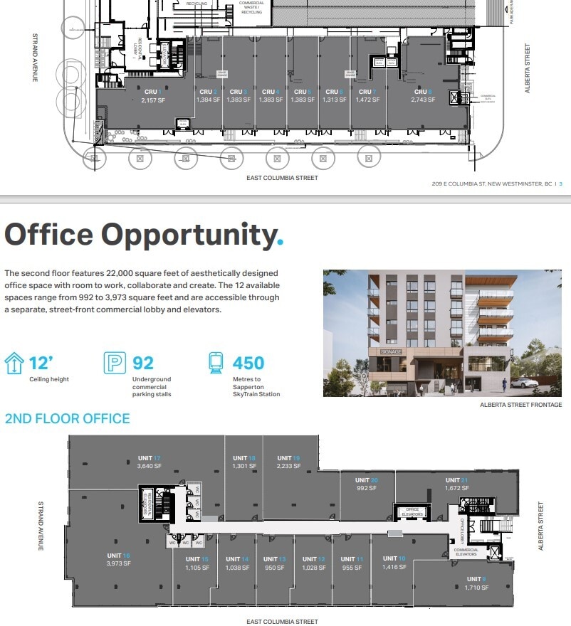 145-209 Columbia St E, New Westminster, BC for lease Floor Plan- Image 1 of 1