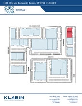 1124 E Del Amo Blvd, Carson, CA for lease Site Plan- Image 1 of 1