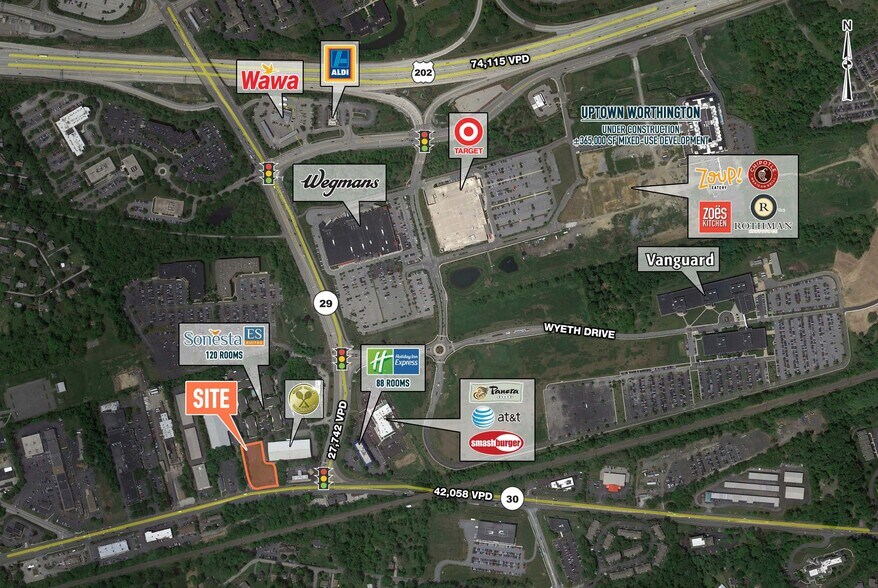 9 Lancaster Ave, Malvern, PA à vendre - Photo du bâtiment - Image 3 de 5