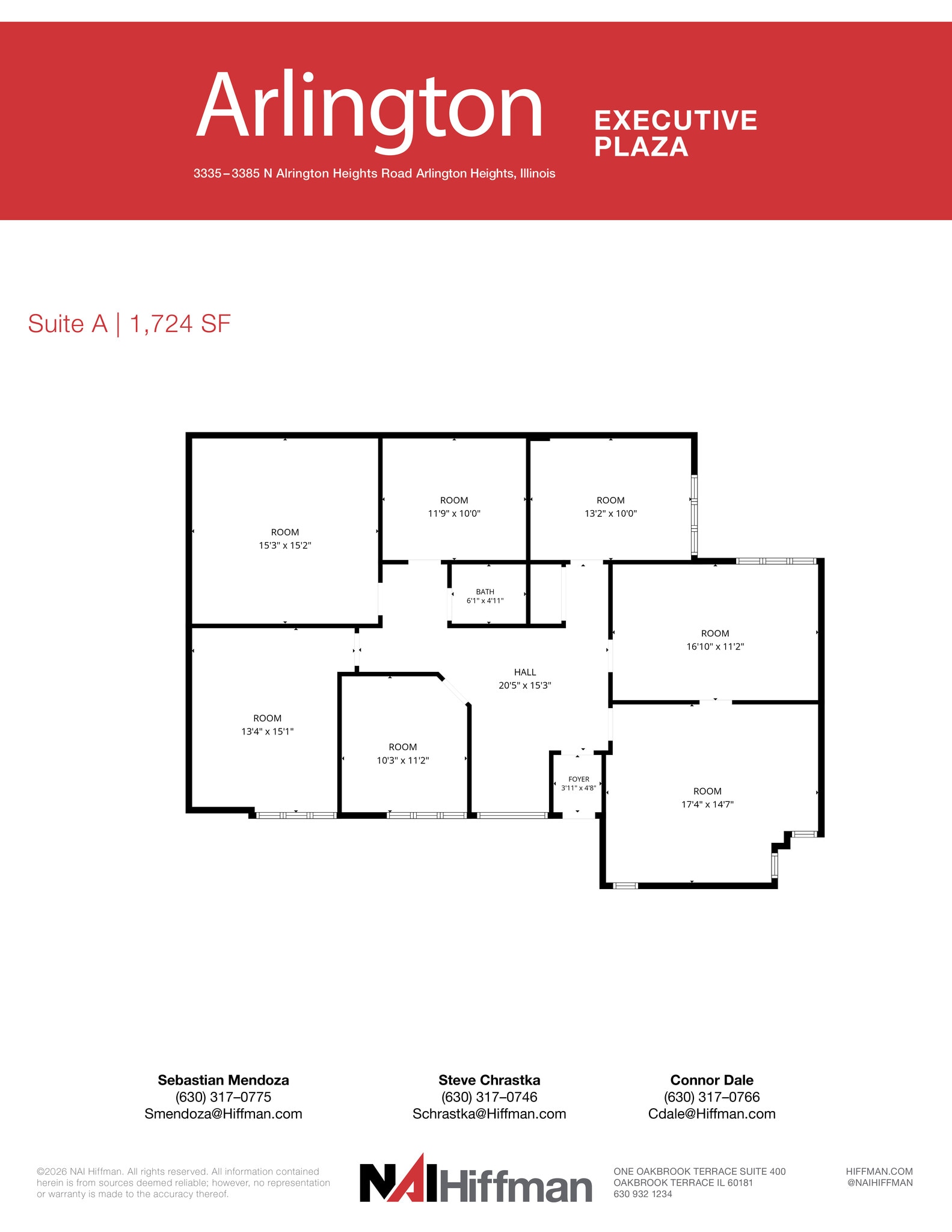 3365 N Arlington Heights Rd, Arlington Heights, IL à louer Plan d’étage- Image 1 de 1