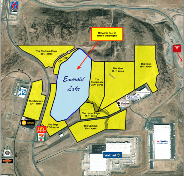 TRIC - Emerald Lake Town Center, Sparks, NV à vendre - Plan de site - Image 1 de 1