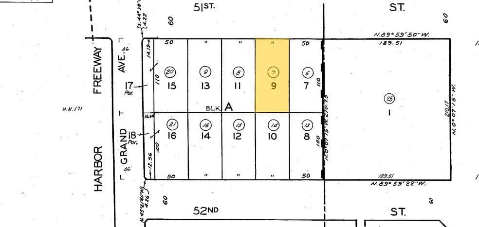 324 W 51st St, Los Angeles, CA for sale - Plat Map - Image 2 of 19