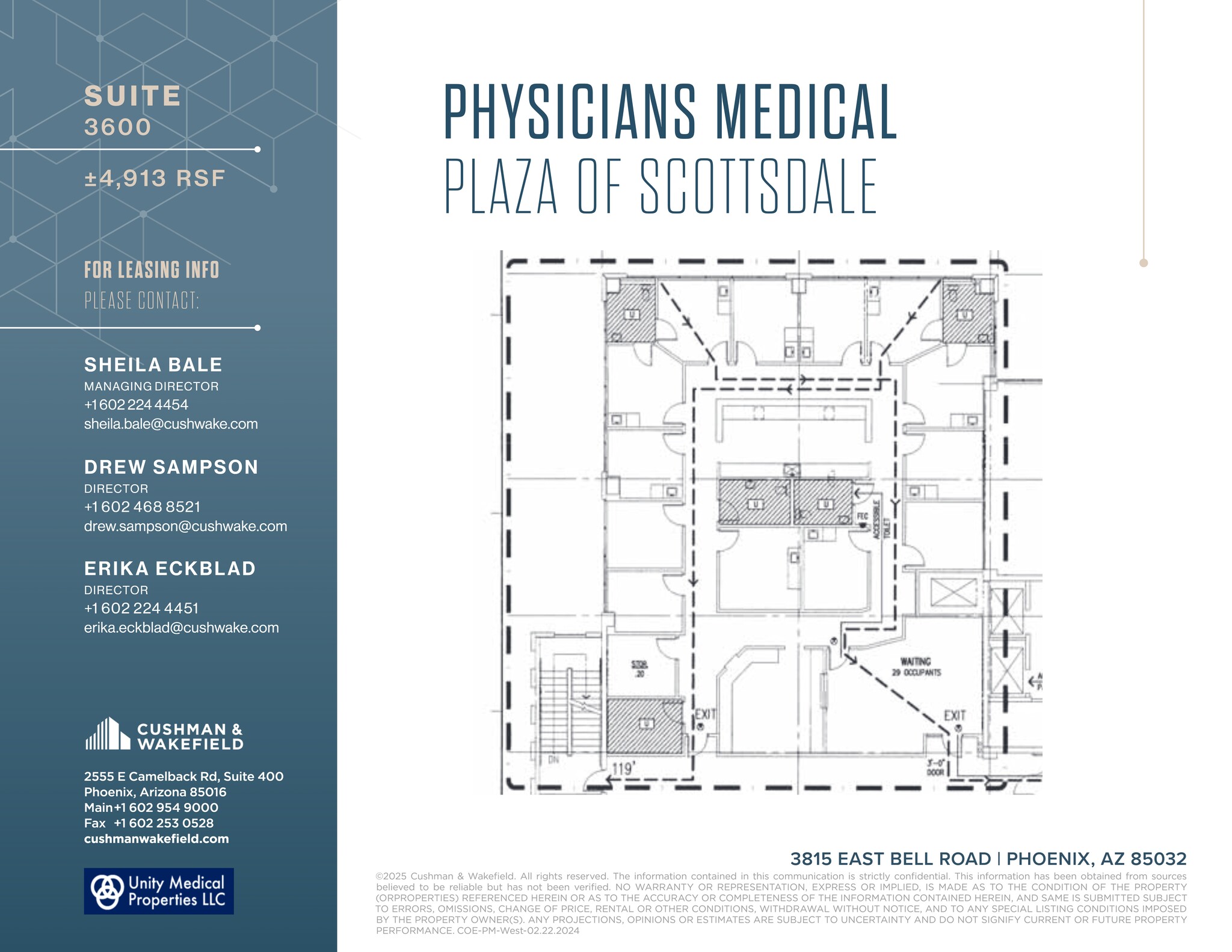 3815 E Bell Rd, Phoenix, AZ for lease Site Plan- Image 1 of 1