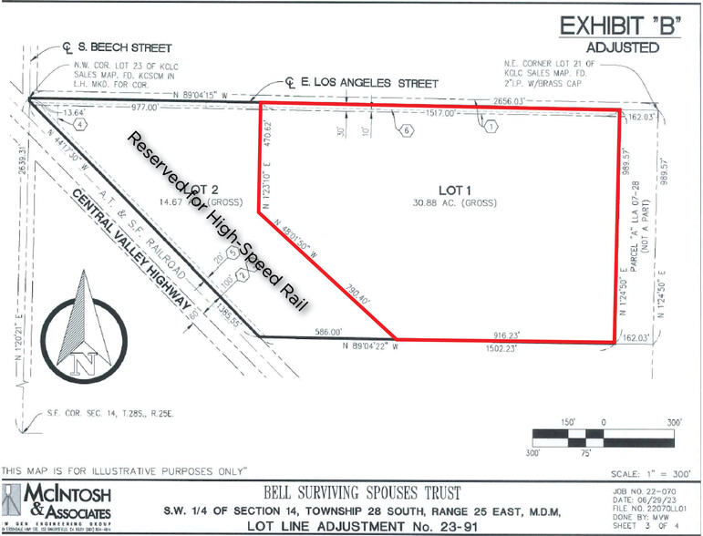 SEC Los Angeles St Golds Ave, Shafter, CA à vendre - Plan de site - Image 3 de 4