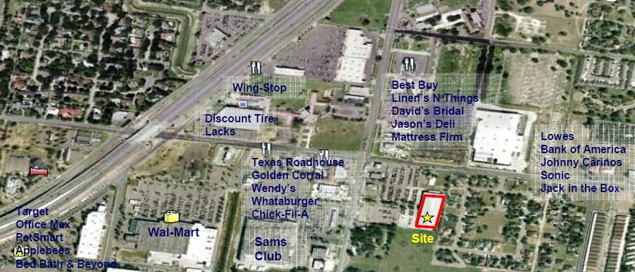 807 S Jackson Rd, Pharr, TX for lease - Aerial - Image 3 of 11