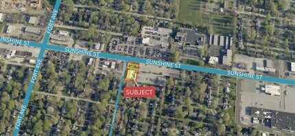 1036 W Sunshine St, Springfield, MO - AERIAL map view - Image1