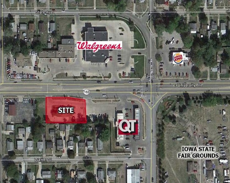 2929 E University Ave, Des Moines, IA for lease - Aerial - Image 2 of 2