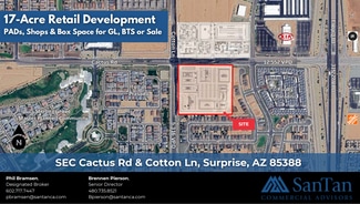 More details for SEC Cactus Rd & Cotton Ln, Surprise, AZ - Land for Lease