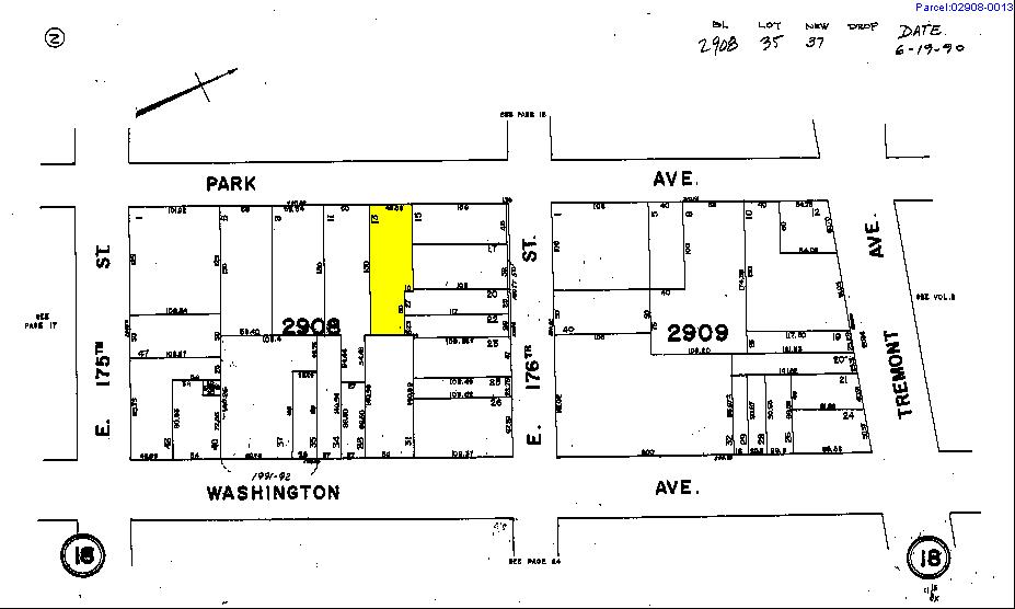 4144 Park Ave, Bronx, NY à louer - Plan cadastral - Image 2 de 2