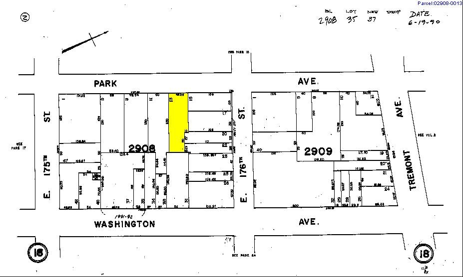 4144 Park Ave, Bronx, NY for lease - Plat Map - Image 2 of 2