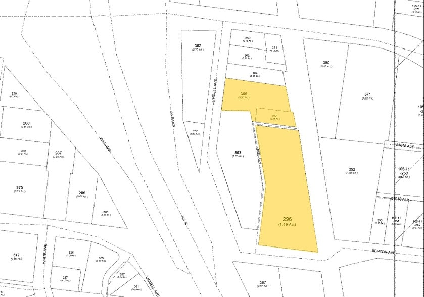 2030 Lindell Ave, Nashville, TN for lease - Plat Map - Image 2 of 20