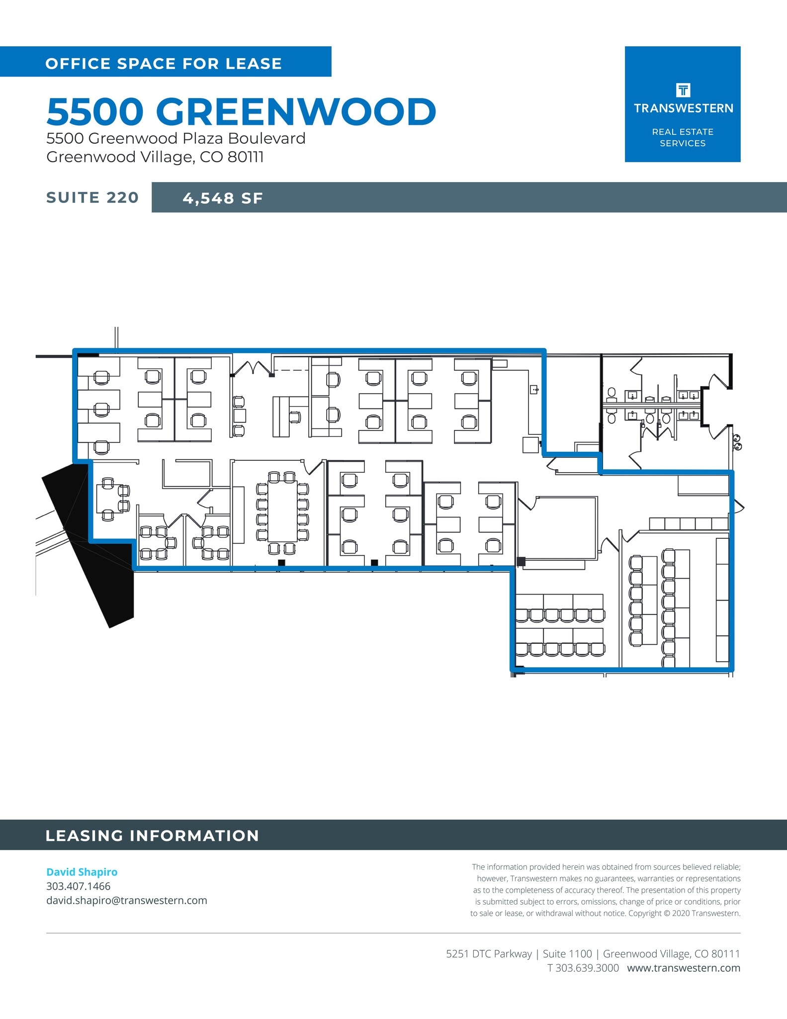 5500 Greenwood Plaza Blvd, Englewood, CO for lease Site Plan- Image 1 of 1