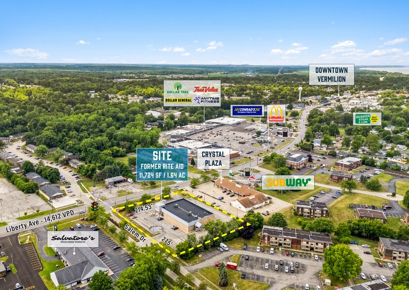 4580 Liberty Ave, Vermilion, OH for lease - Aerial - Image 2 of 6