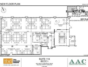 8020 Arco Corporate Dr, Raleigh, NC for lease Floor Plan- Image 2 of 2