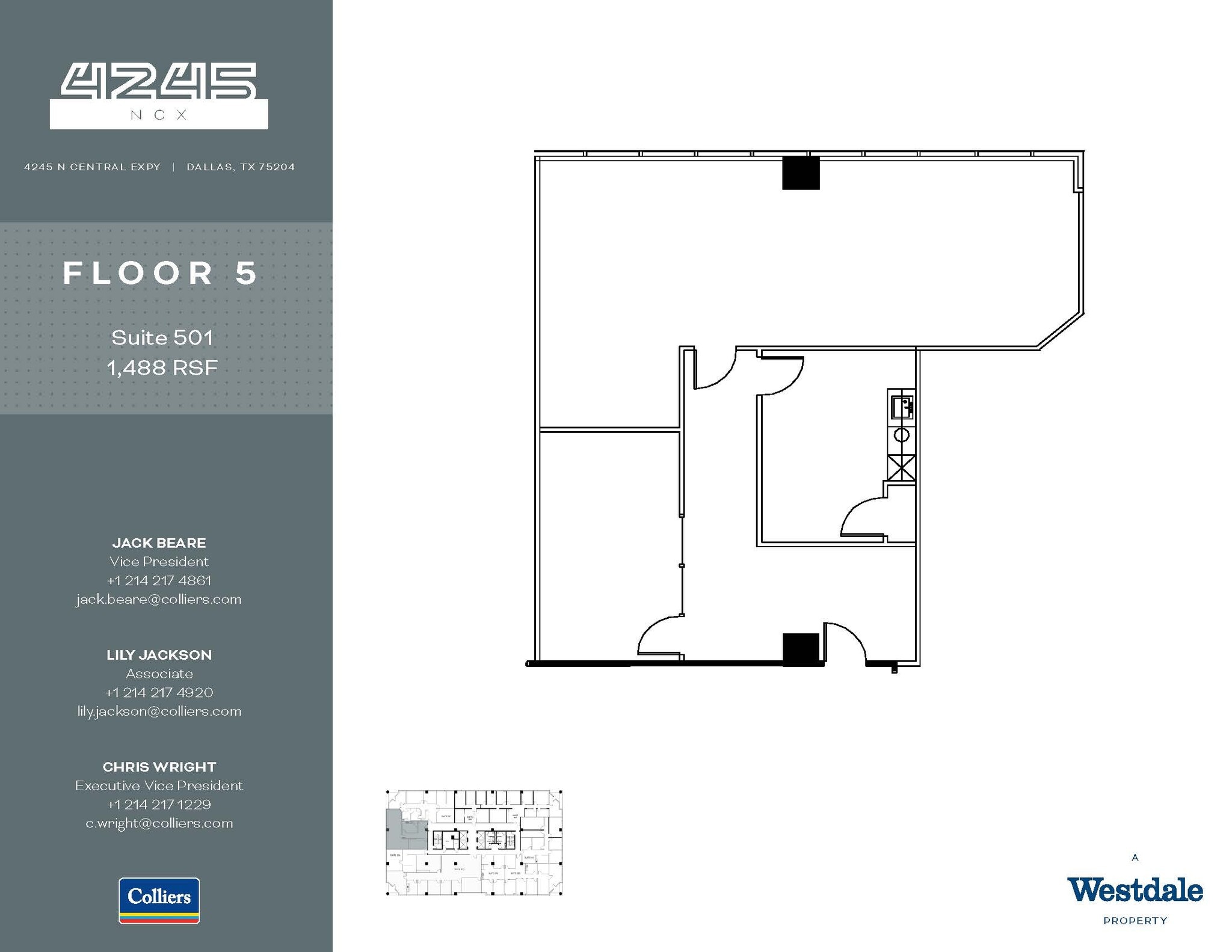4245 N Central Expy, Dallas, TX for lease Floor Plan- Image 1 of 1