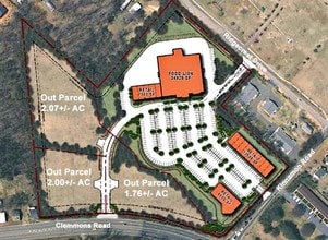 Clemmons Rd, Clemmons, NC - Aérien  Vue de la carte