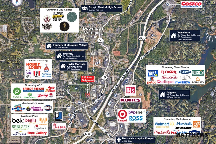 608 Veterans Memorial Blvd, Cumming, GA à vendre - Photo du bâtiment - Image 2 de 4