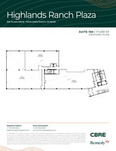 630 Plaza Dr, Highlands Ranch, CO for lease Floor Plan- Image 2 of 13