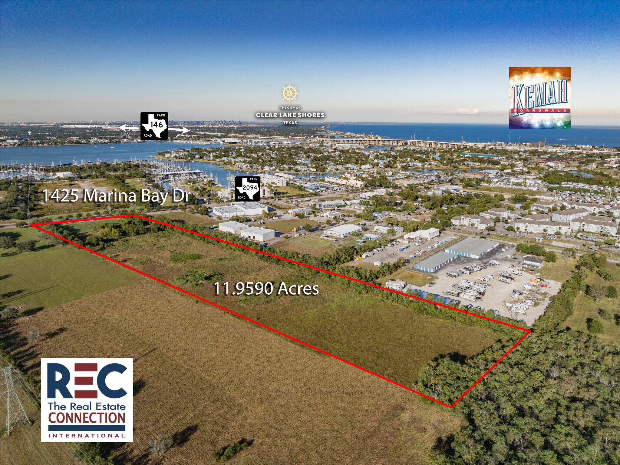 1425 Marina Bay Dr, League City, TX à vendre Aérien- Image 1 de 8