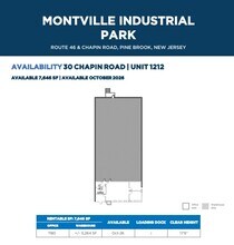 60 Chapin Rd, Pine Brook, NJ à louer Plan d’étage- Image 1 de 1