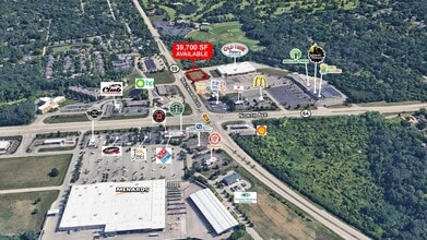 NEC Route 64, West Chicago, IL - Aerial map view