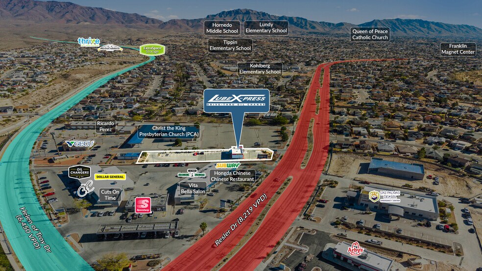 1510 Resler dr, El Paso, TX à vendre - Photo du bâtiment - Image 2 de 5