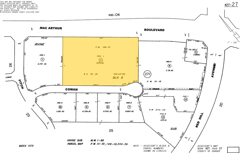 17701 Cowan, Irvine, CA à vendre - Plan cadastral - Image 2 de 21