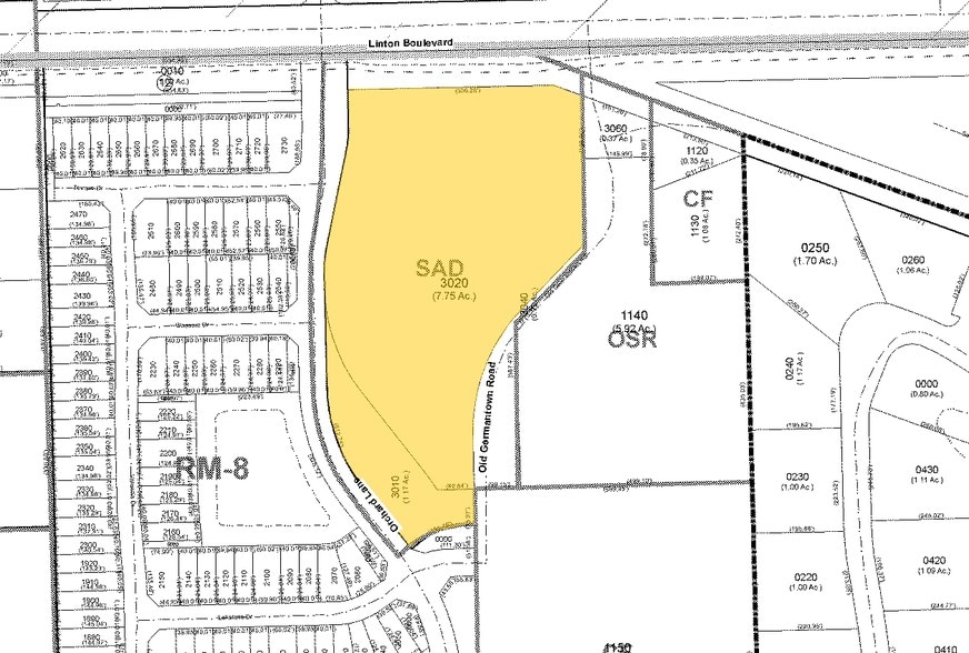 4600 Linton Blvd, Delray Beach, FL for lease - Plat Map - Image 2 of 10