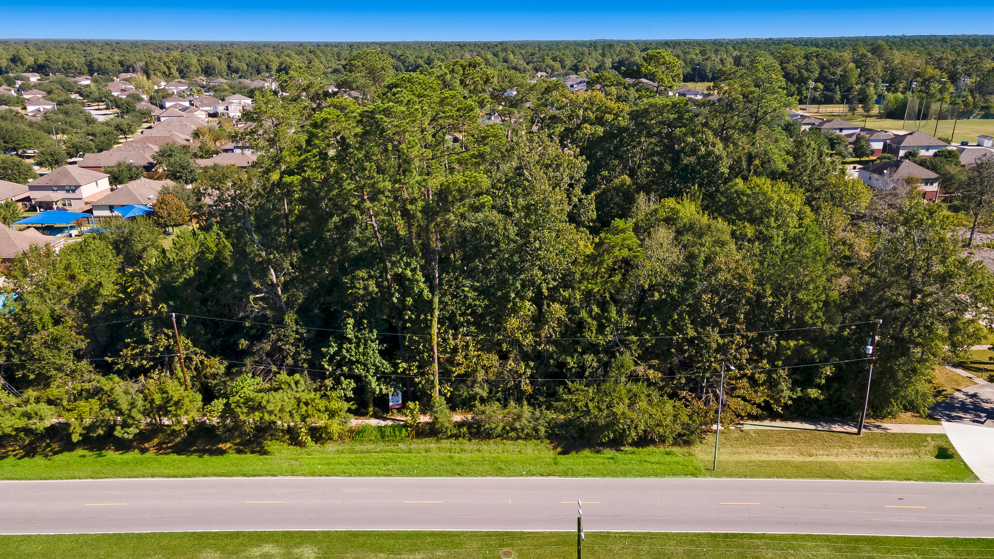 0 Mills Branch, Kingwood, TX for sale Aerial- Image 1 of 1