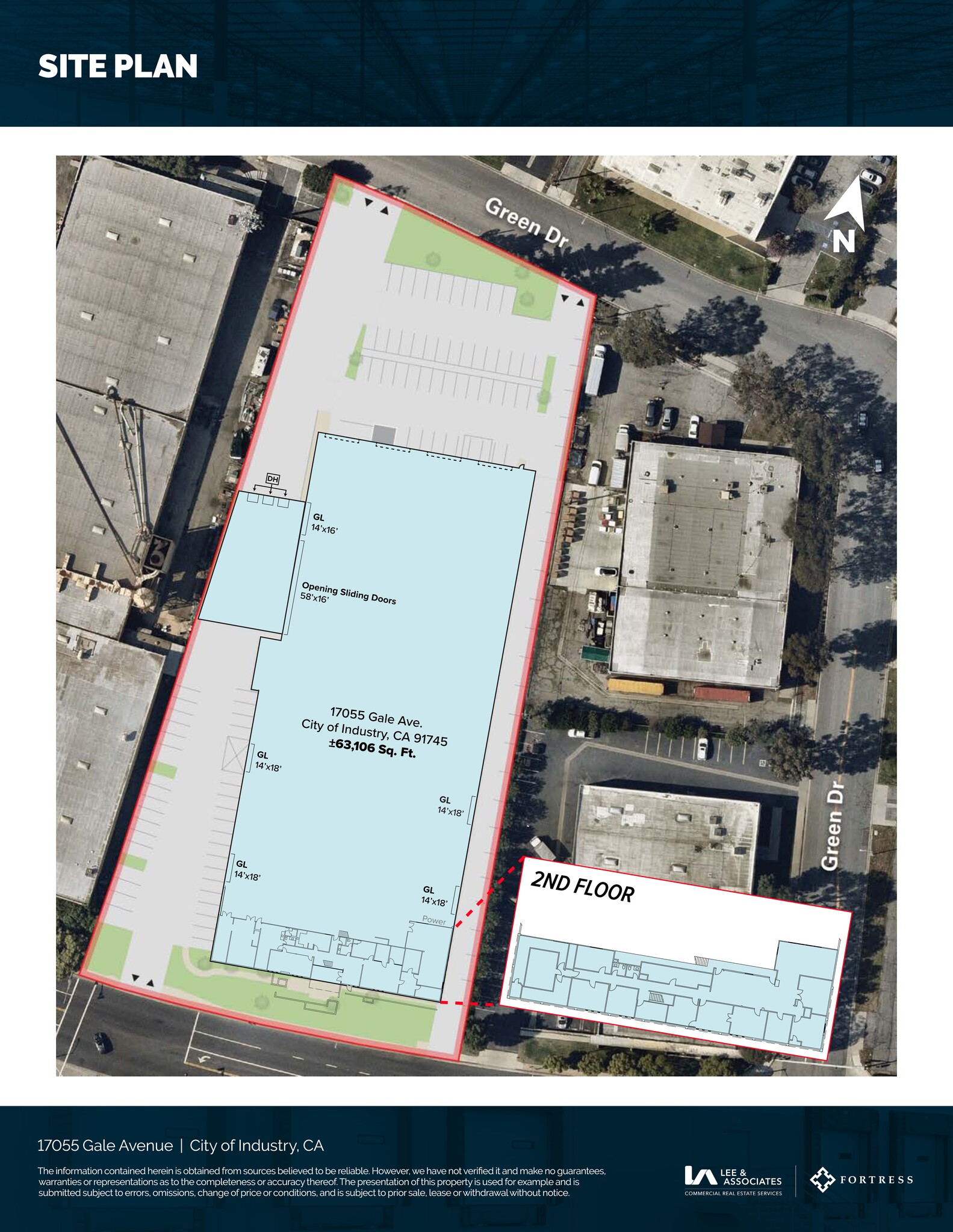 17055 E Gale Ave, City Of Industry, CA for lease Site Plan- Image 1 of 2