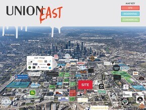 3313 McKinney St, Houston, TX - Aerial  map view