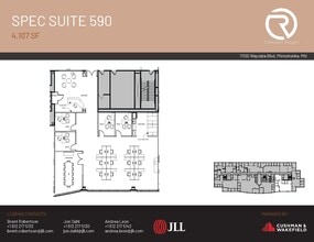 11100 Wayzata Blvd, Minnetonka, MN à louer Plan d’étage- Image 1 de 1