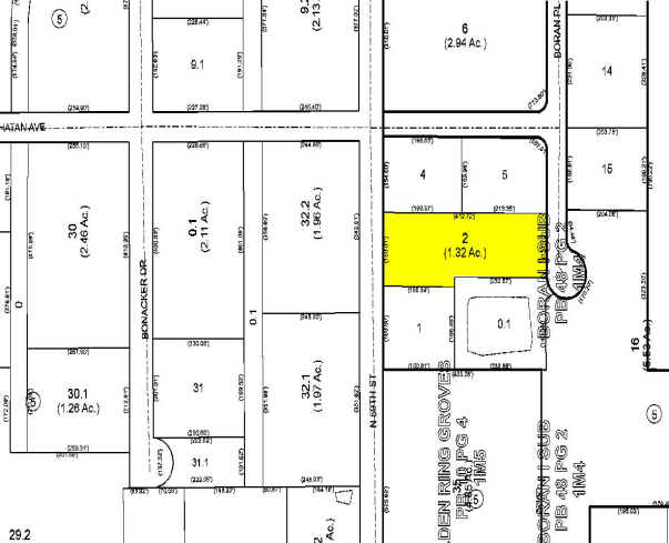 5423 N 59th St, Tampa, FL à vendre - Plan cadastral - Image 2 de 13