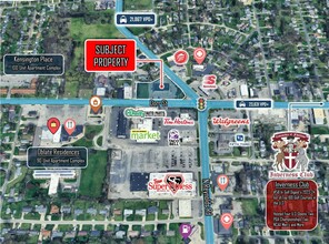 5224 Dorr St, Toledo, OH - aerial  map view