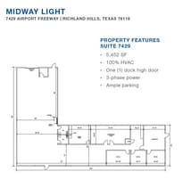 7450-7470 Dogwood Park, Richland Hills, TX for lease Floor Plan- Image 1 of 1