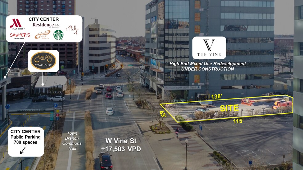 108 W Vine St, Lexington, KY à louer - Photo du bâtiment - Image 1 de 6