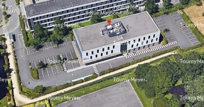 Rennes, IEV - Aerial map view