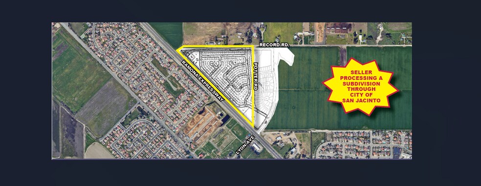 NWC Ramona Expy & Lyon Avenue, San Jacinto, CA à vendre - Aérien - Image 2 de 5