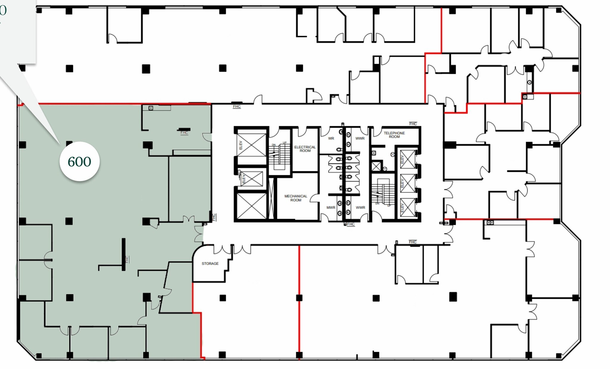 555 Richmond St W, Toronto, ON à louer Plan d’étage- Image 1 de 1
