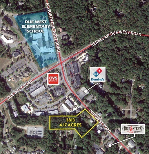 3813 Due West Rd NW, Marietta, GA à vendre Photo du bâtiment- Image 1 de 7