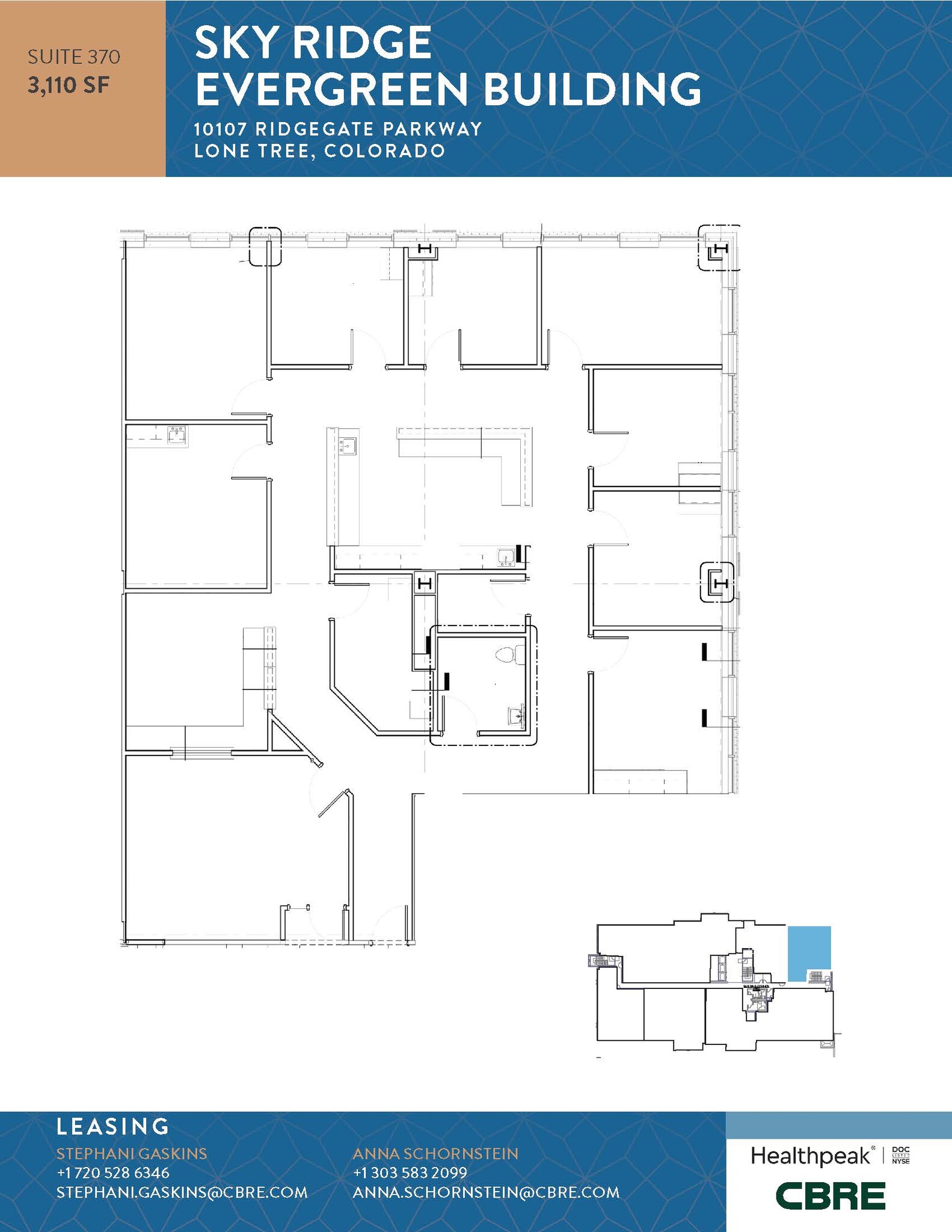 10535 Park Meadows Blvd, Lone Tree, CO for lease Floor Plan- Image 1 of 1