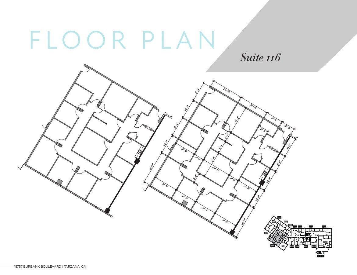 18757 Burbank Blvd, Tarzana, CA à louer Plan d  tage- Image 1 de 1