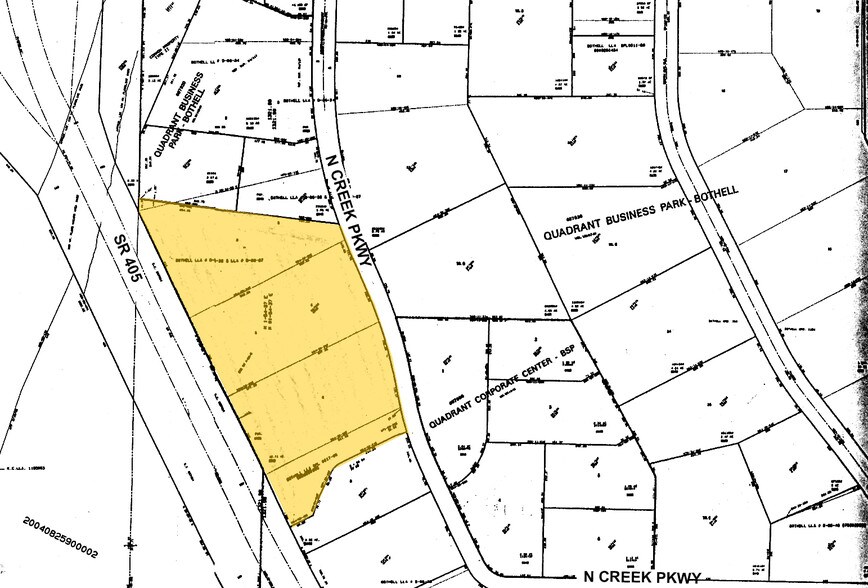 19015 North Creek Pky, Bothell, WA for lease - Plat Map - Image 2 of 4