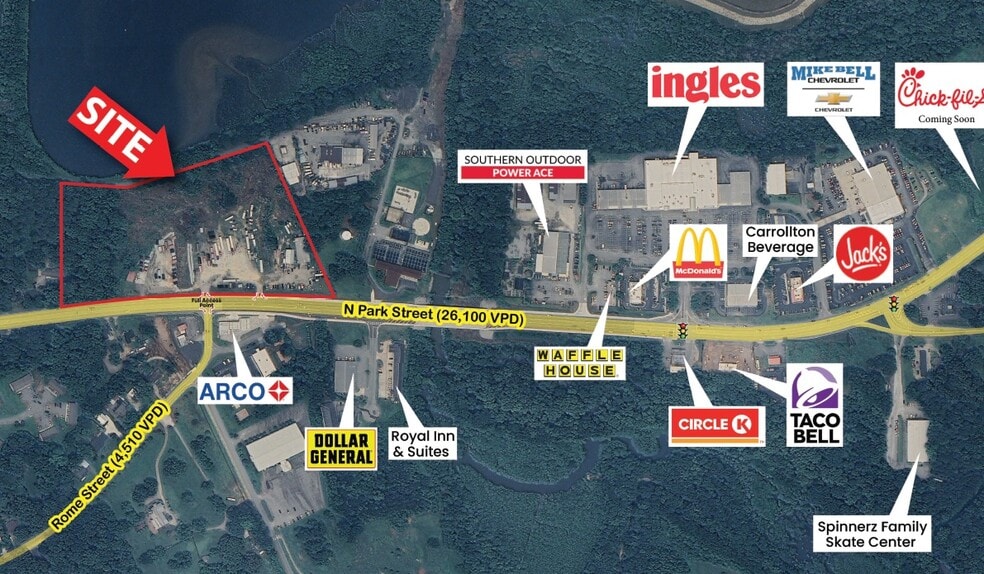 925 N Park St, Carrollton, GA for lease - Building Photo - Image 2 of 9