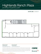 630 Plaza Dr, Highlands Ranch, CO for lease Floor Plan- Image 1 of 2