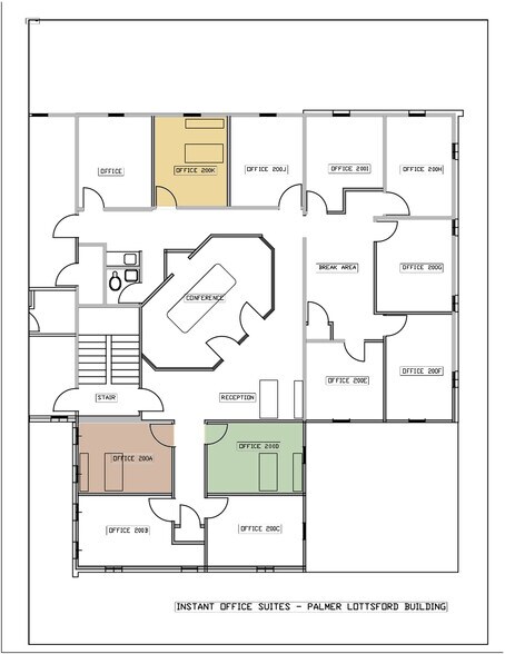 10111 Martin Luther King Jr Hwy, Bowie, MD à louer - Plan d’étage - Image 3 de 3