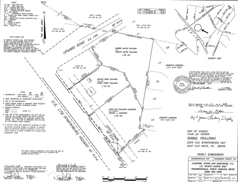 0 Upward Rd., East Flat Rock, NC à vendre - Plan cadastral - Image 3 de 5