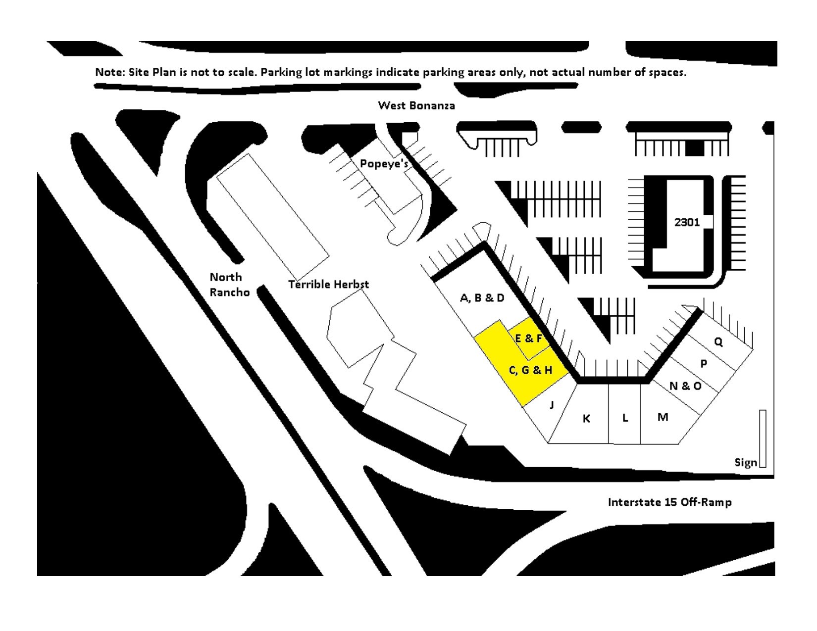 2401 W Bonanza Rd, Las Vegas, NV à vendre Plan de site- Image 1 de 1