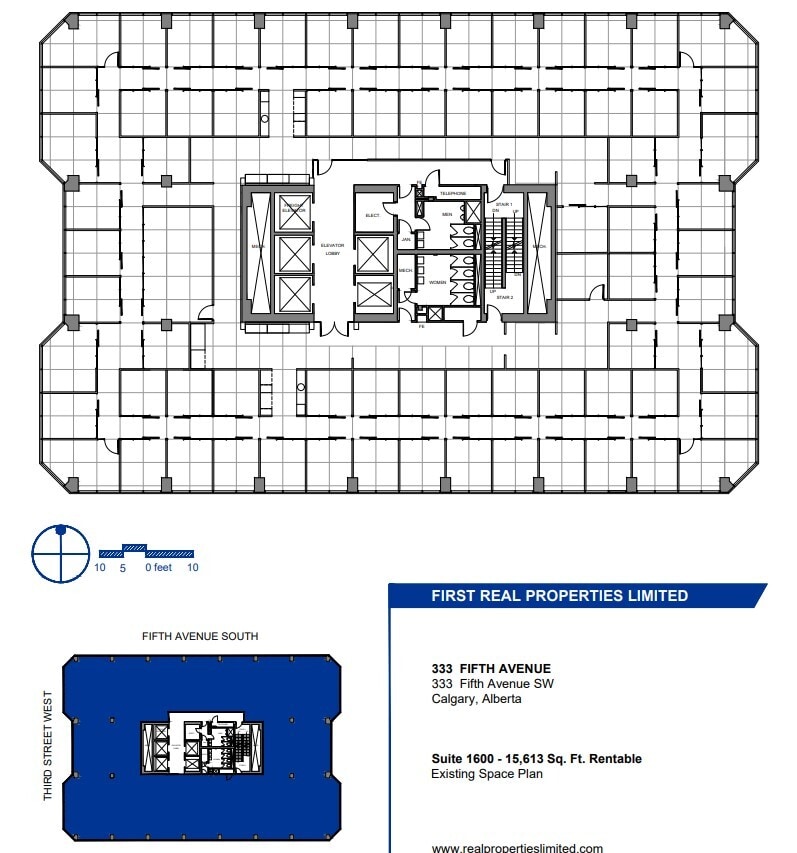 333 5th Ave SW, Calgary, AB for lease Floor Plan- Image 1 of 1